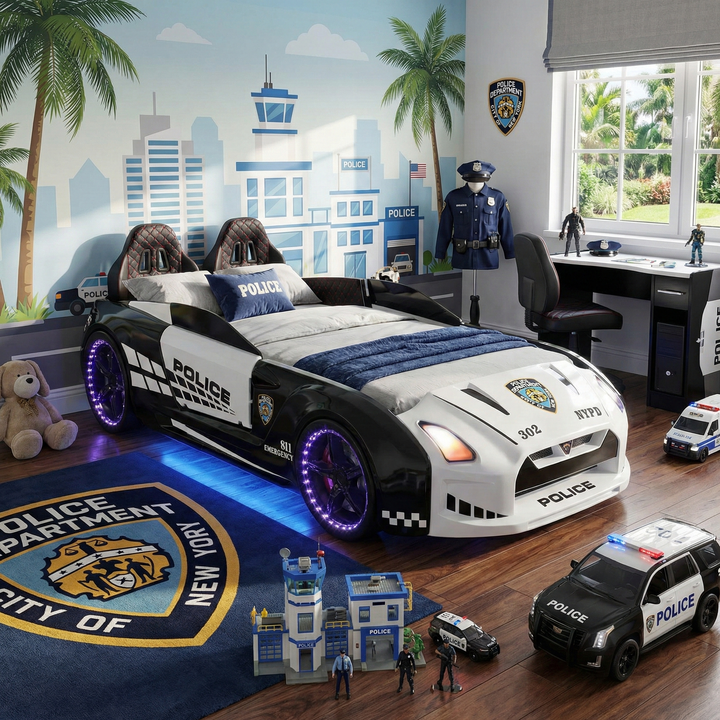 GTR Police Car Bed
