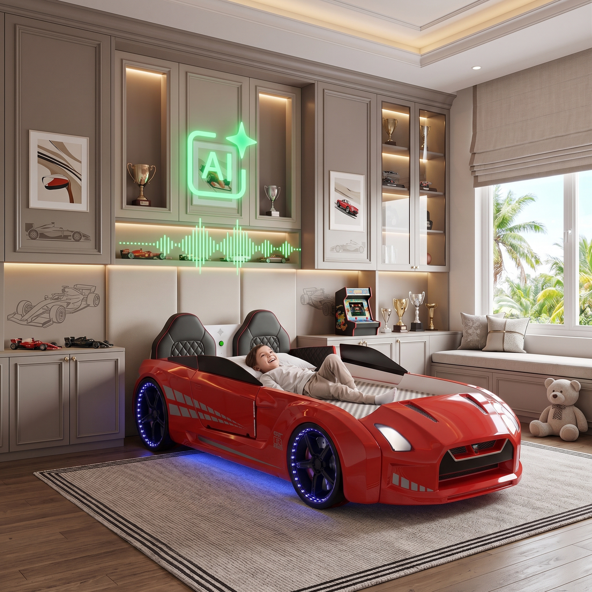 AI Genius GTR Racer Bed