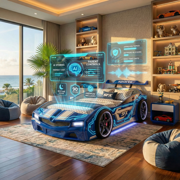 AI Genius Thunder Racer Bed