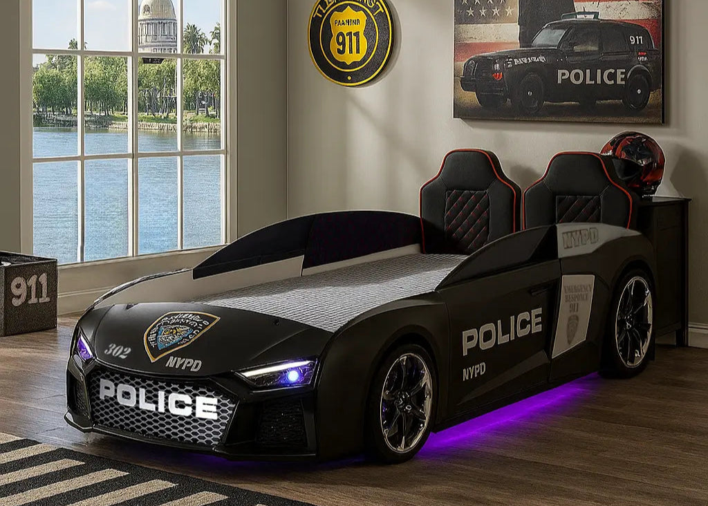 V12 Police Car Bed