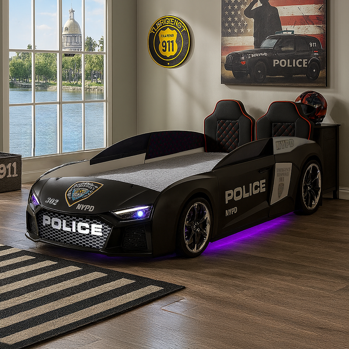 V12 Police Car Bed