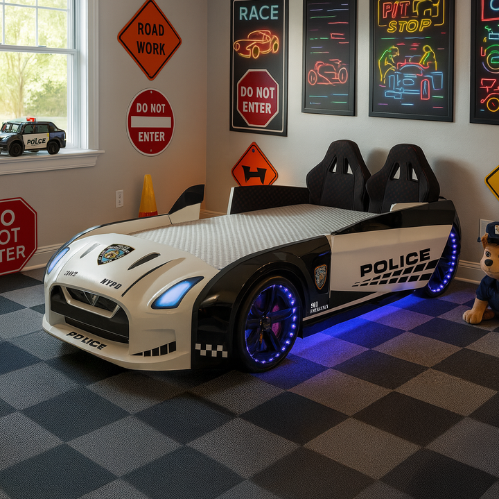 GTR Police Car Bed