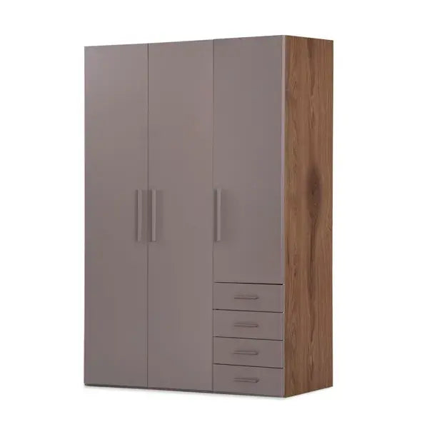 Atlas Armoire featuring four doors and two drawers, perfect for Lynda Kids room storage
