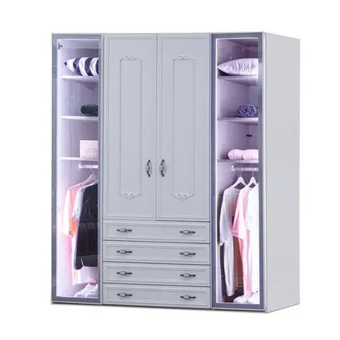 4-DOOR CORNER WARDROBE x 1