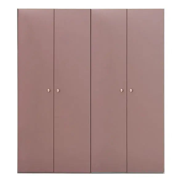 Rose Armoire by Lynda Kids in reddish-brown with round light handles