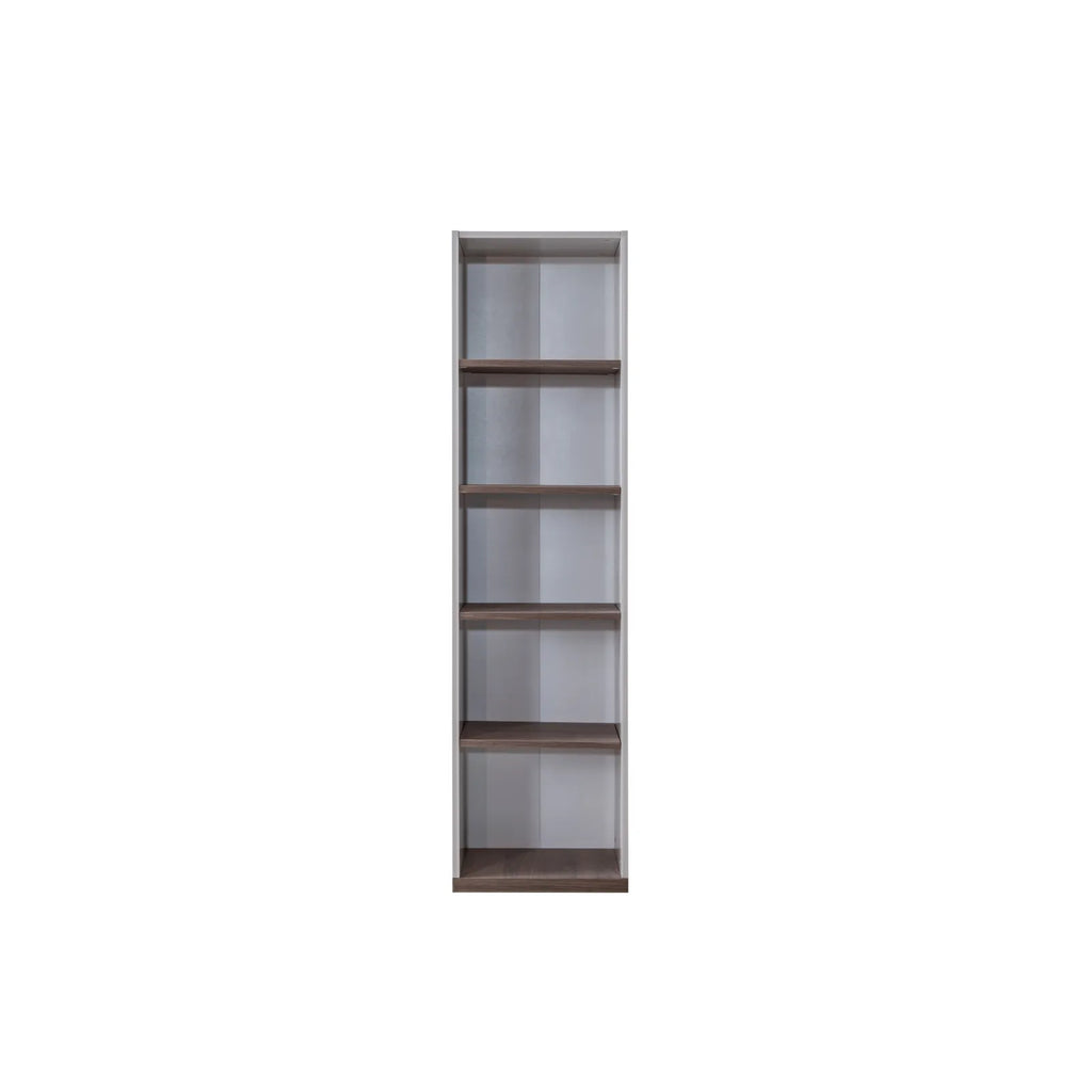 Milano Bookcase with light wood frame and dark shelves, ideal for Lynda Kids rooms