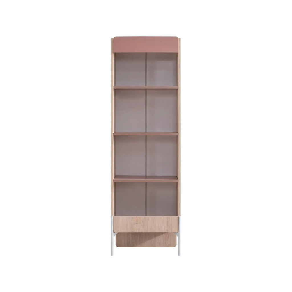 Rosetta Bookcase with pink top and four shelves, ideal for Lynda Kids room decor