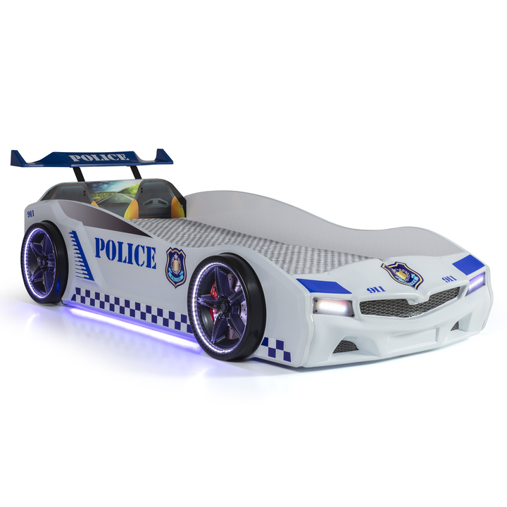 Thunder Police Car Bed