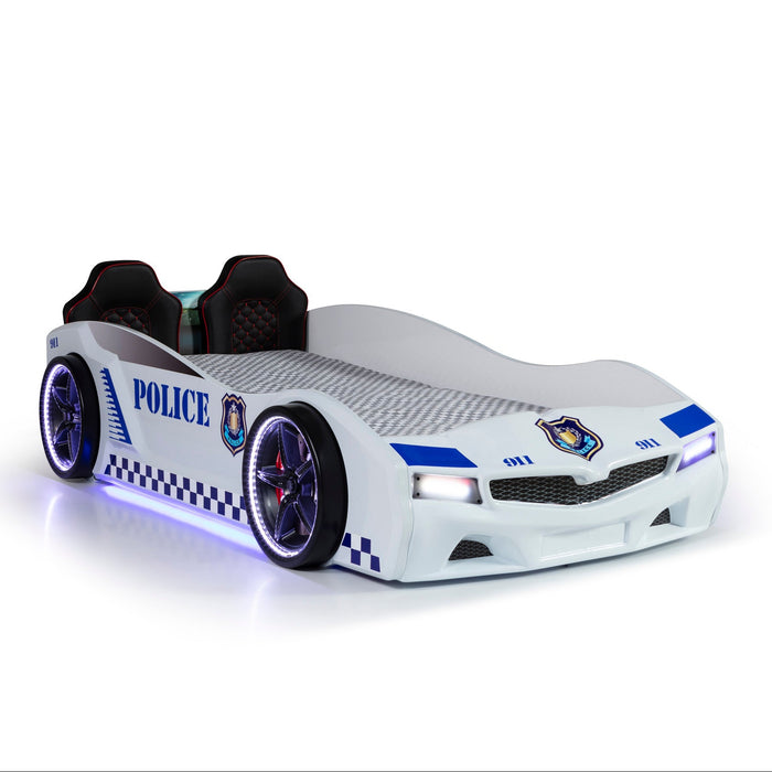 Thunder Police Car Bed