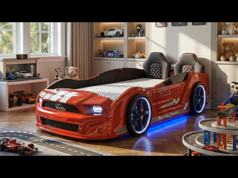 LyndaKids Muscle Racer Bed in Action